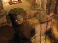 Voir l'image 11_02_00070.Chichen-Itza_Chichen-Itza.IMG_2640.JPG : Le Chac-Mool (pyramide intérieur sous El Castillo)